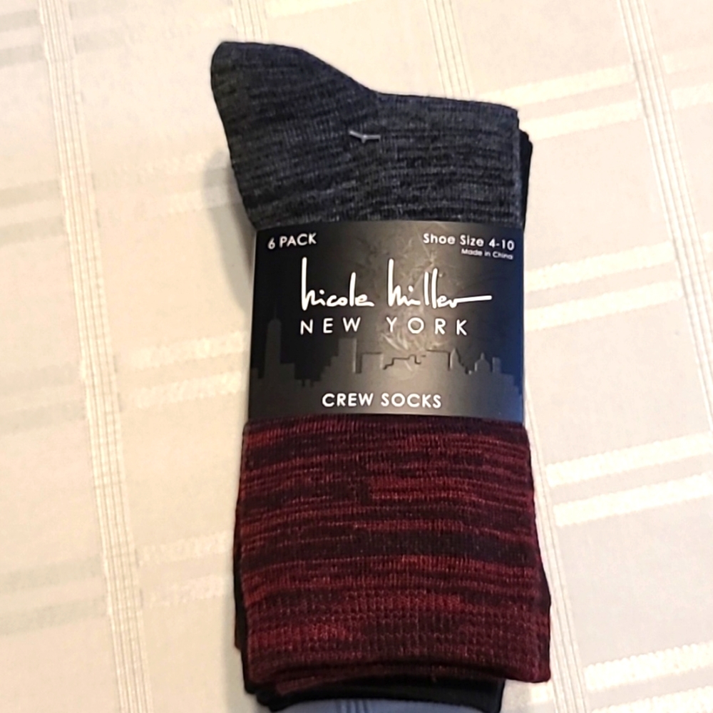 6 pack mens crew socks